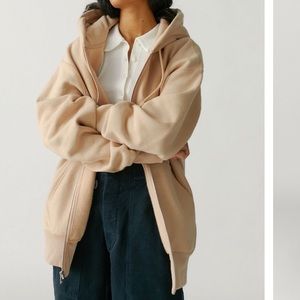 Champion UO Exclusive zip up sweatshirt